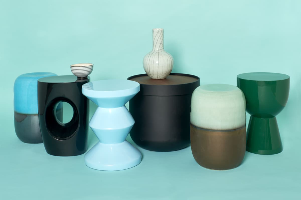 POLSPOTTEN Zig Zag Bijzettafel Gelakt Lilac thumbnail 3