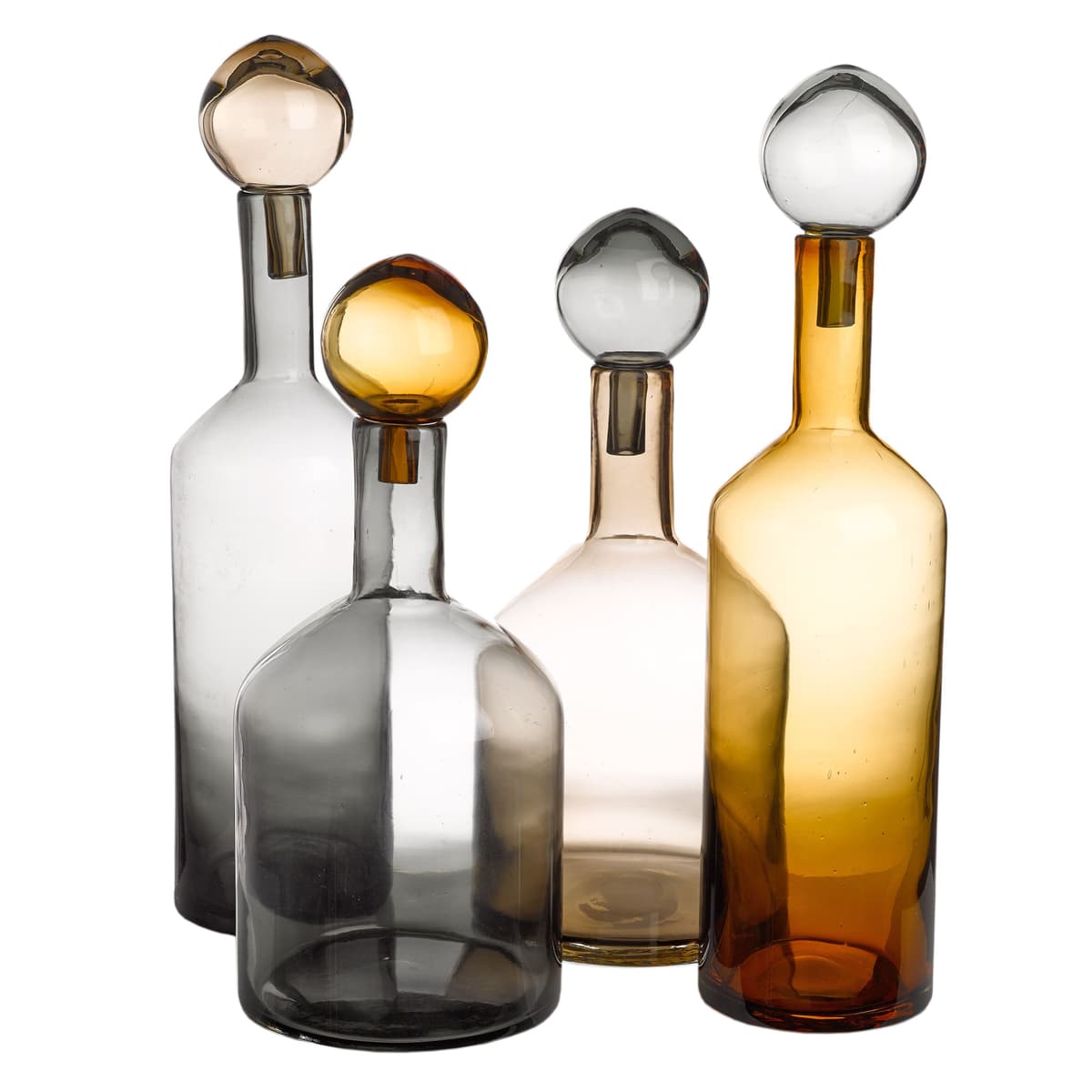 POLSPOTTEN Bubbles&Bottles Karaf Set Van 4 Chic
