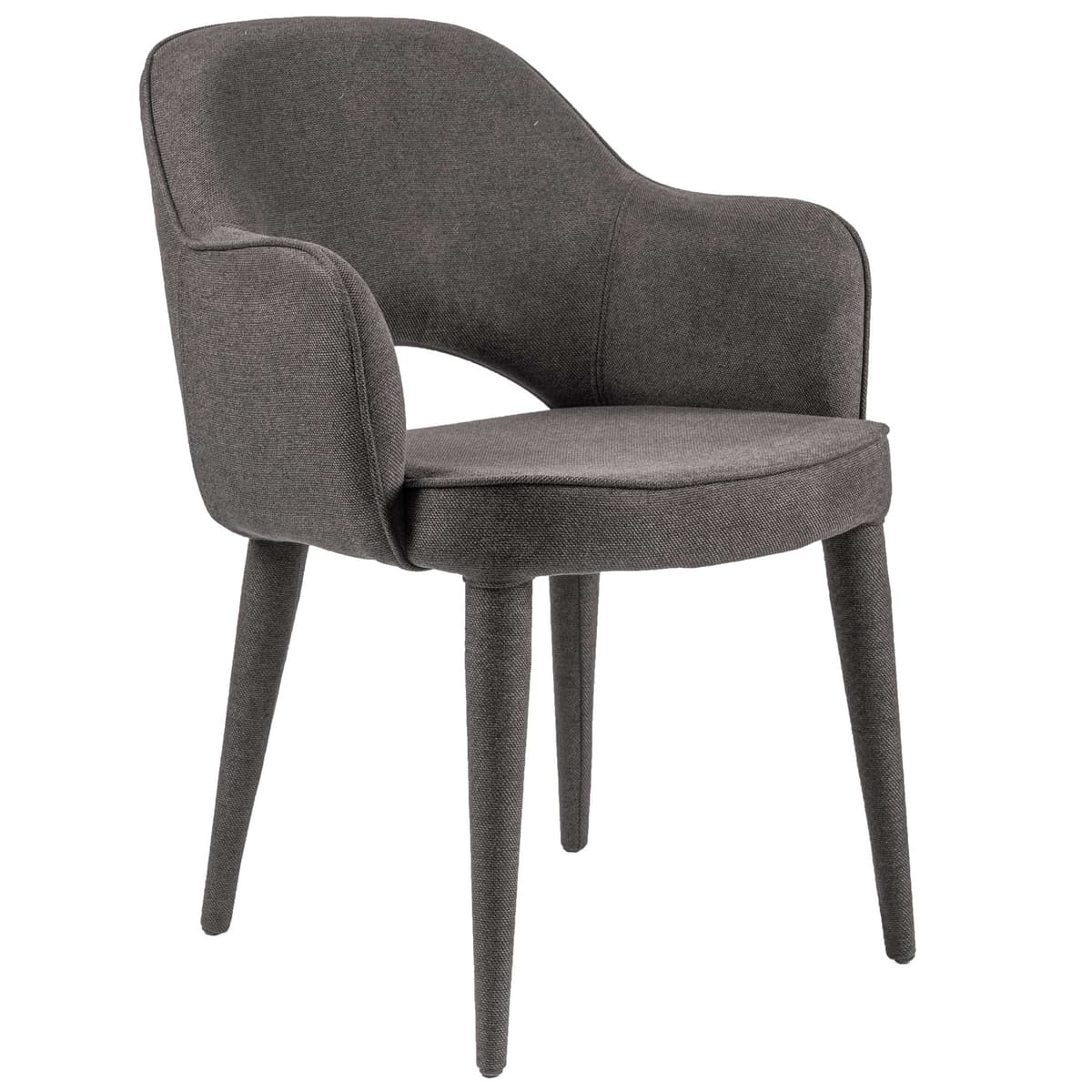 POLSPOTTEN Cosy Stoel Fabric Donkergrijs