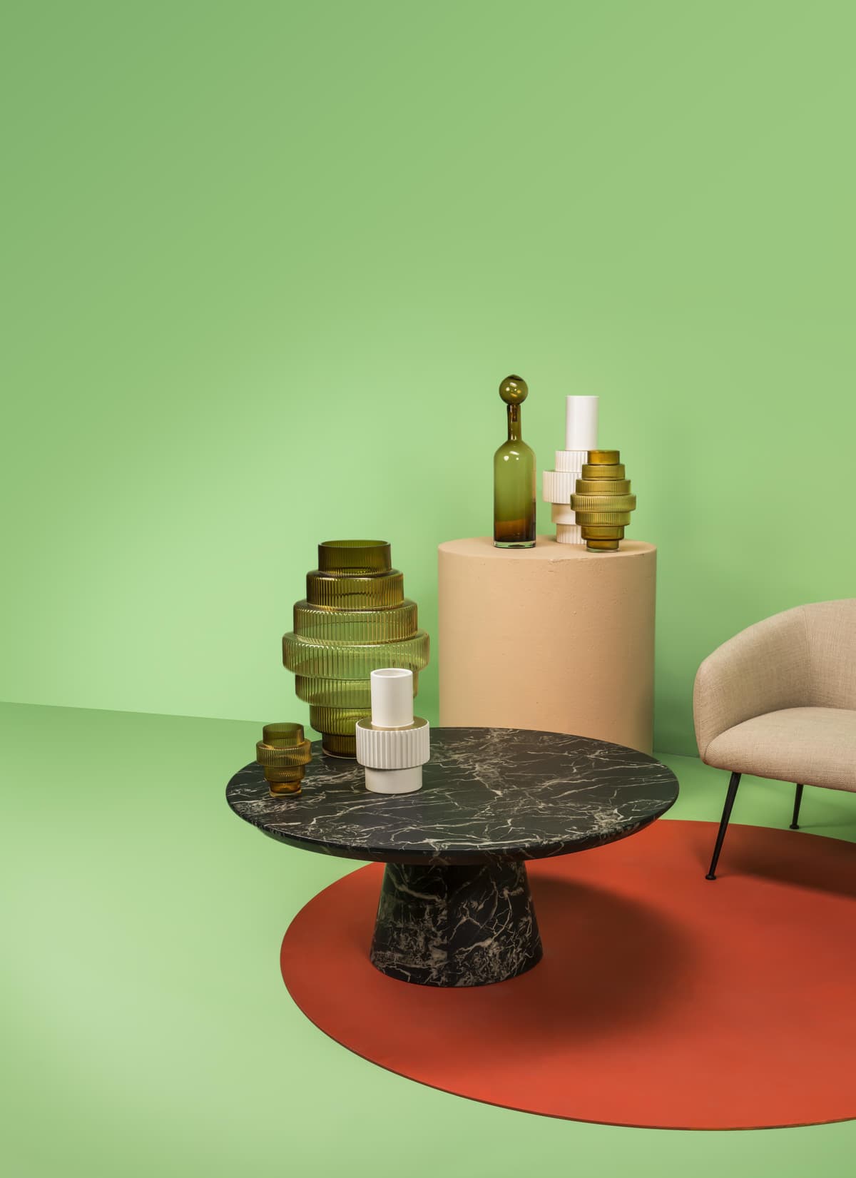 POLSPOTTEN Gear White Vaas Small thumbnail 2