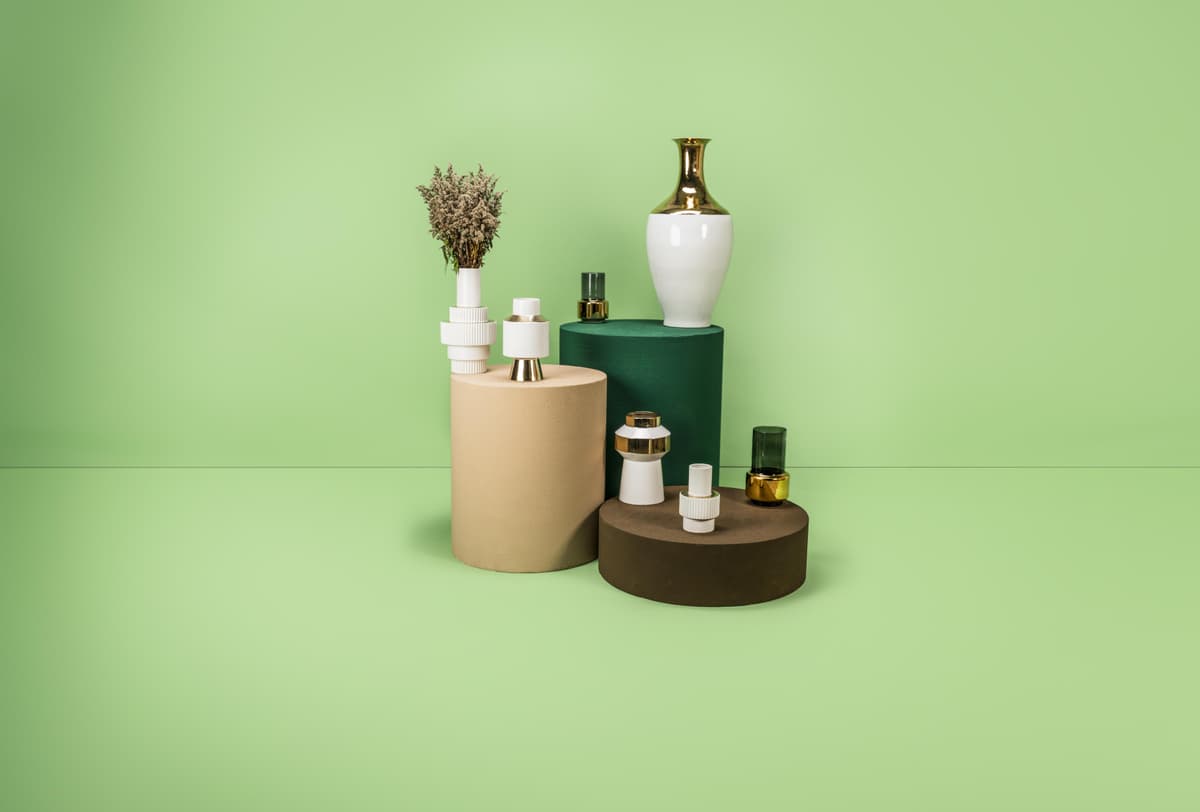 POLSPOTTEN Gear White Vaas Small thumbnail 3