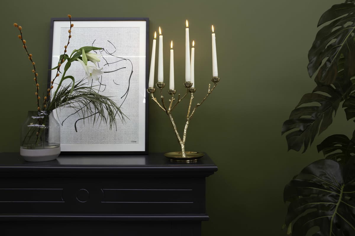 POLSPOTTEN Twiggy Large Kandelaar Goud thumbnail 2