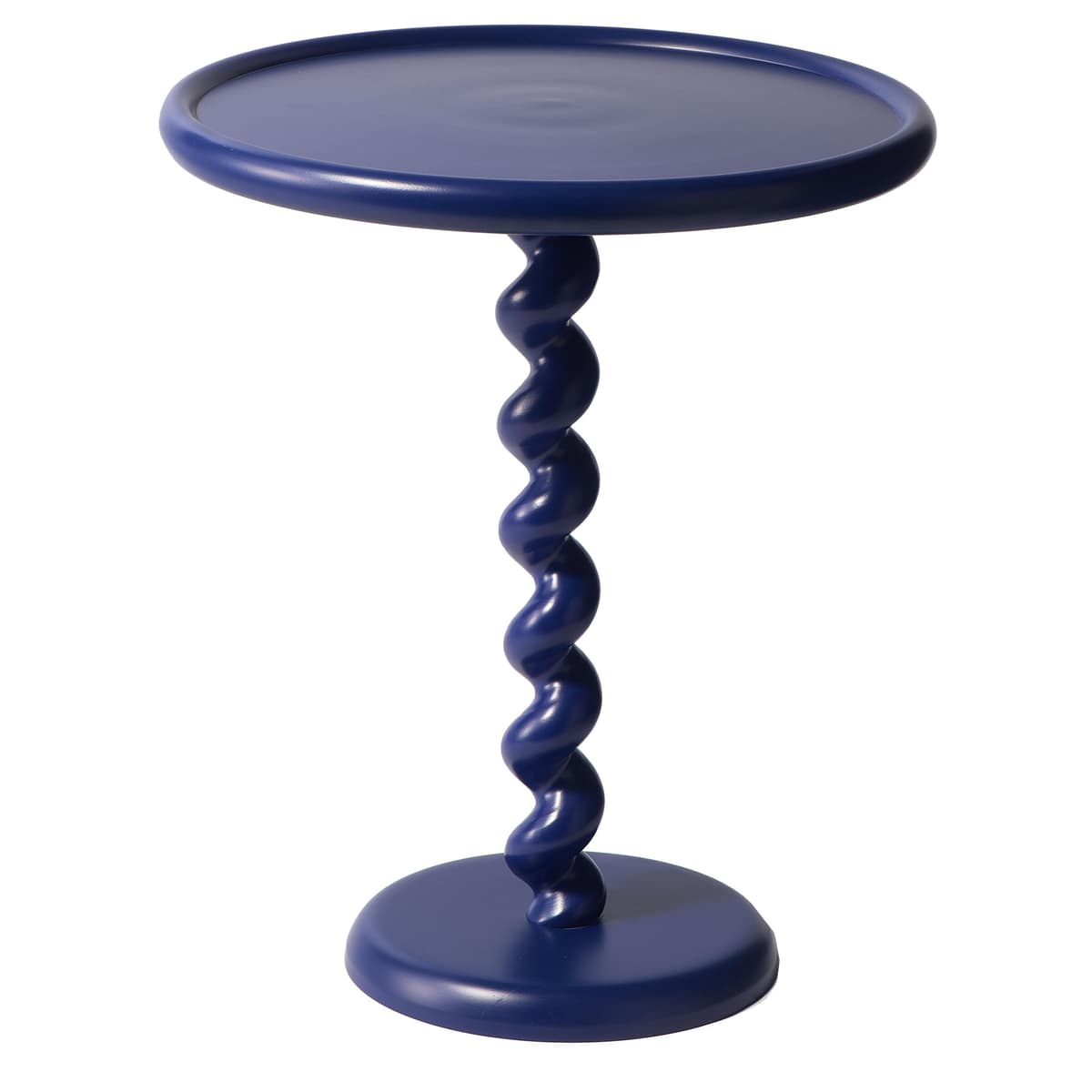 POLSPOTTEN Twister Bijzettafel Donkerblauw