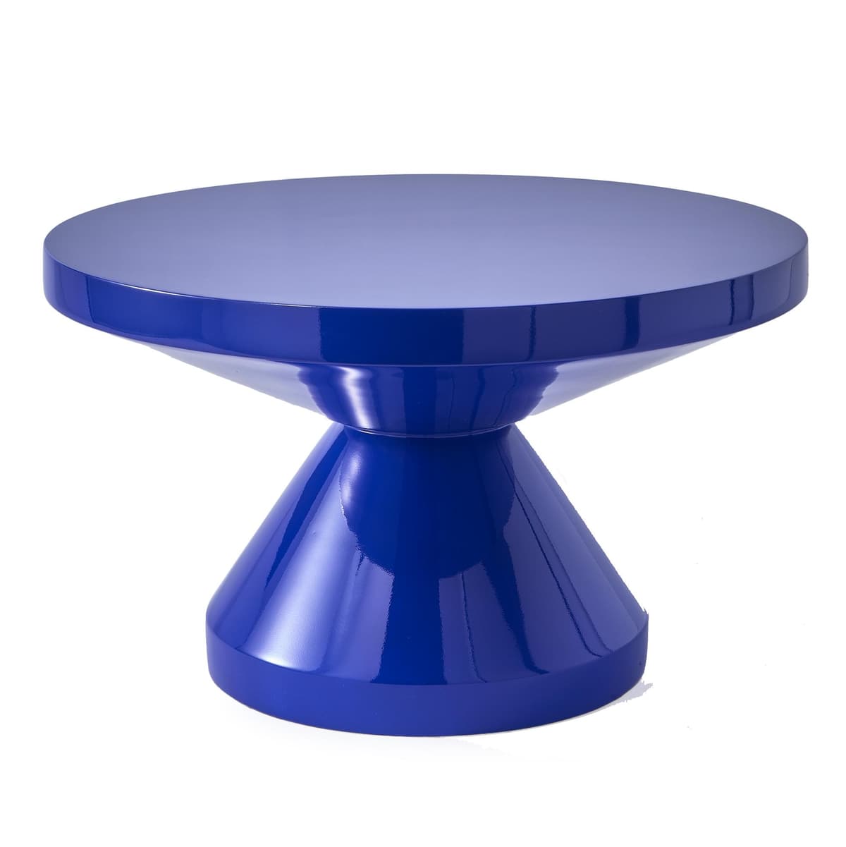 POLSPOTTEN Zig Zag Salontafel Donkerblauw
