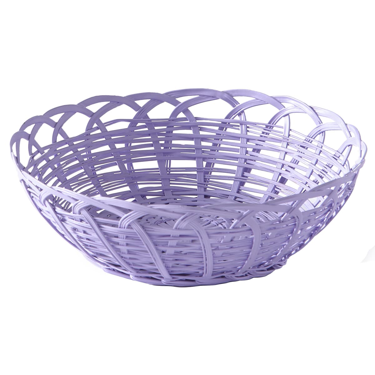 POLSPOTTEN Bakkie Fruitschaal MetaalØ24,5 X H8 Lila