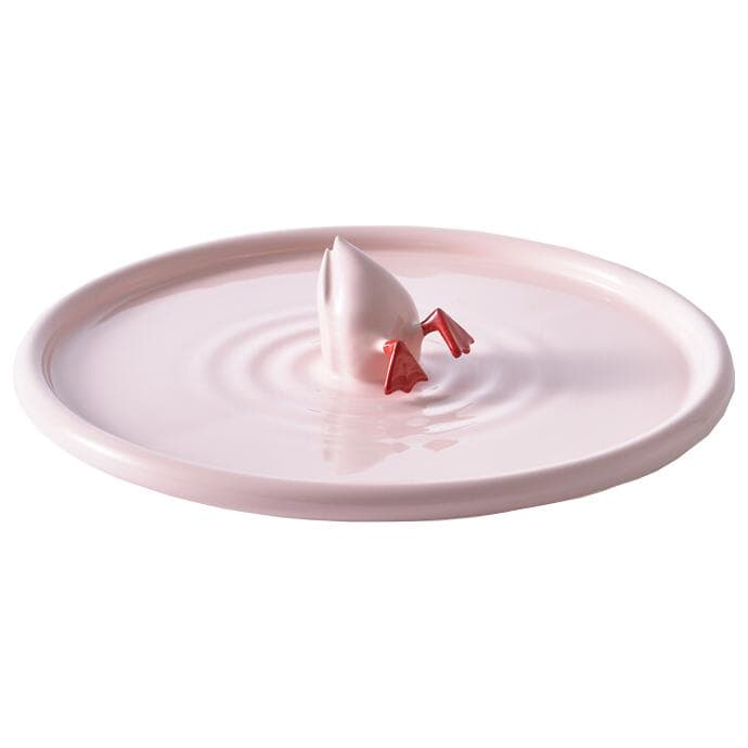 POLSPOTTEN Diving Duck Plate DienbladØ40 Lichtroze