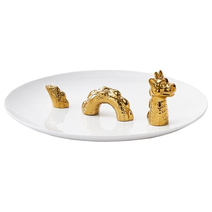 POLSPOTTEN Dragon Plate DienbladØ40 Goud