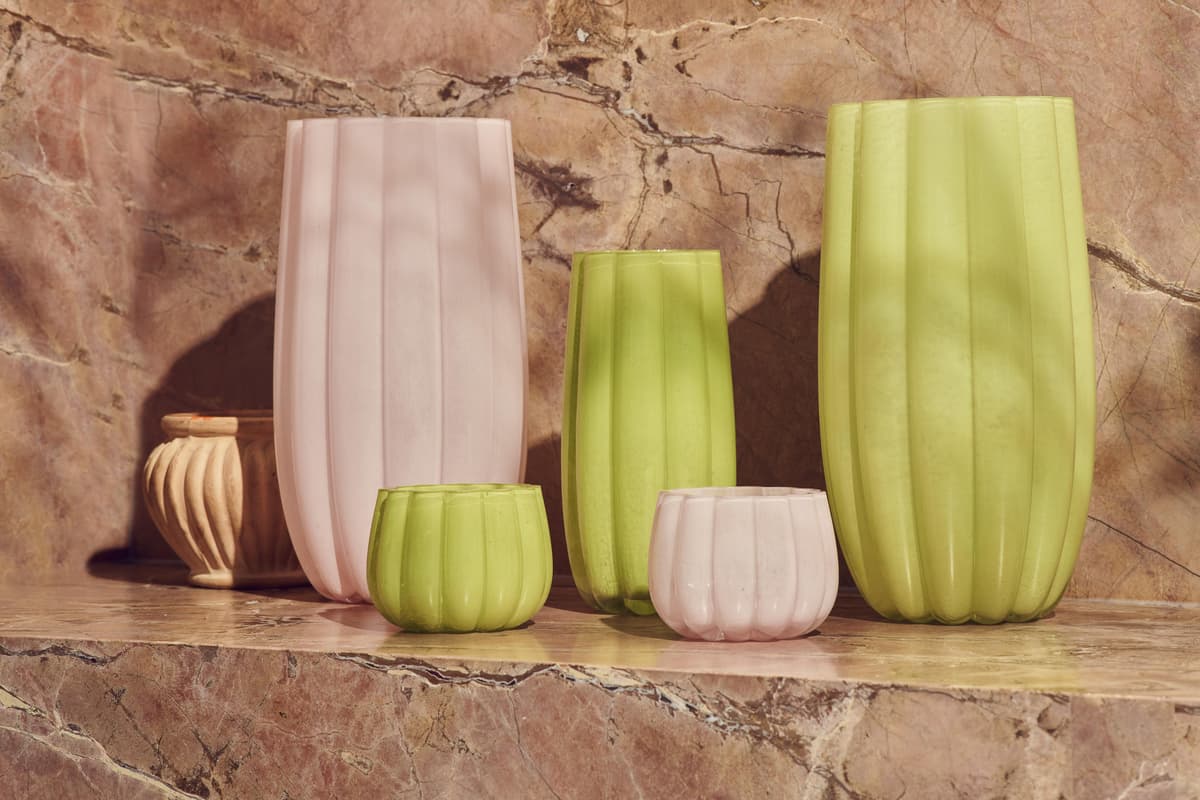 POLSPOTTEN Melon Vaas L Roze thumbnail 4