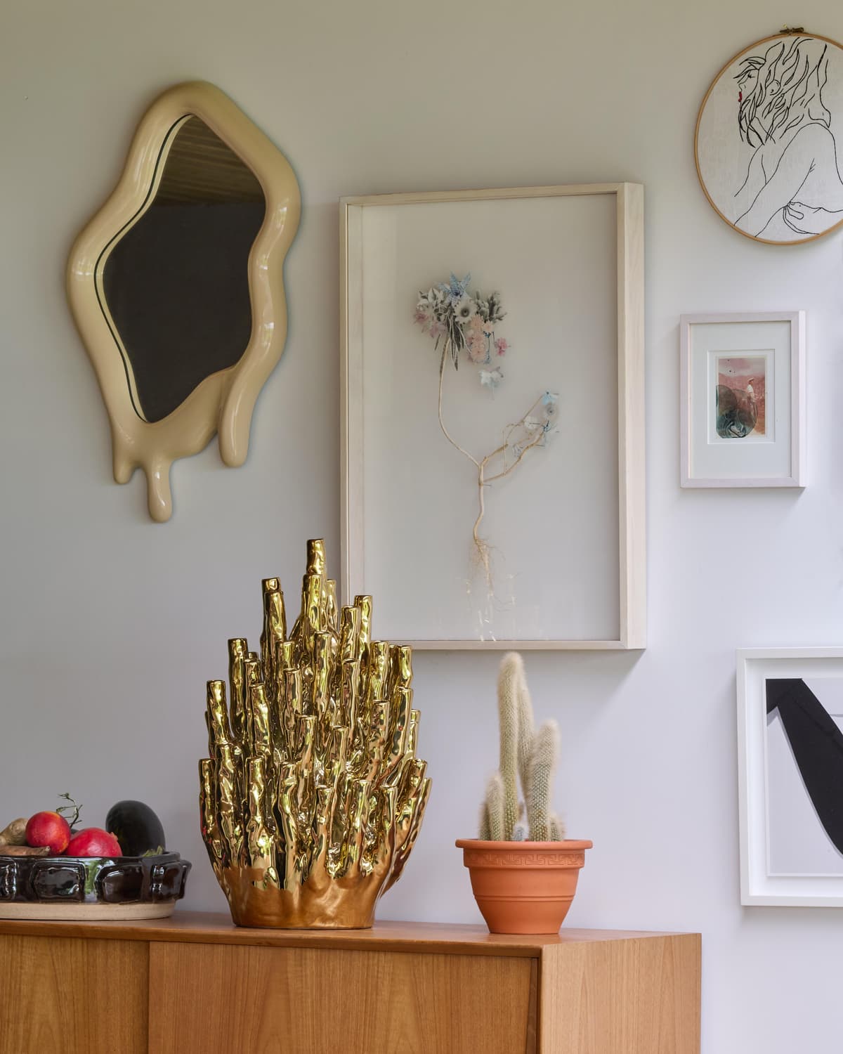 POLSPOTTEN Melting Mirror Spiegel M 45x70 Pink thumbnail 2