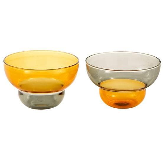 POLSPOTTEN Mizu Kiri Glazen 22cl Set Van 2 Geel