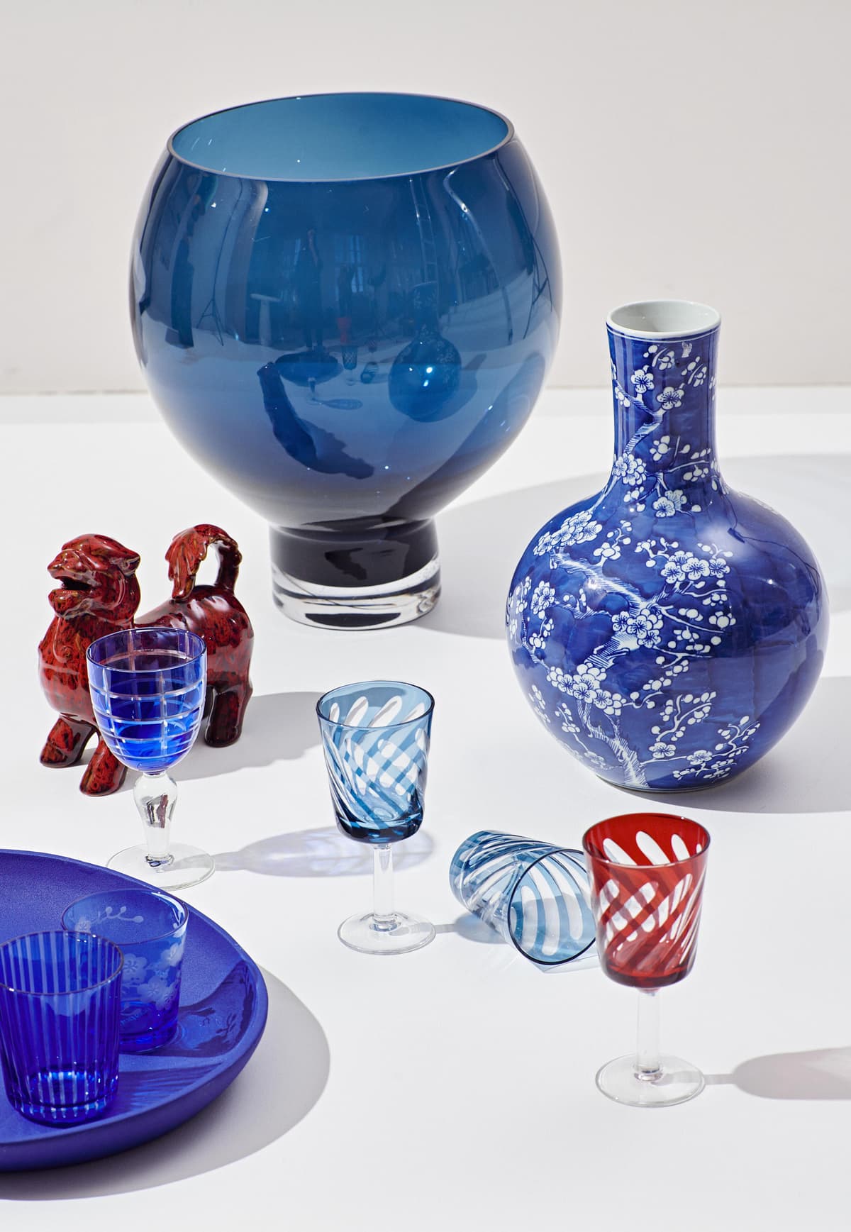 POLSPOTTEN Tubular Wijnglazen Set Van 4 thumbnail 3