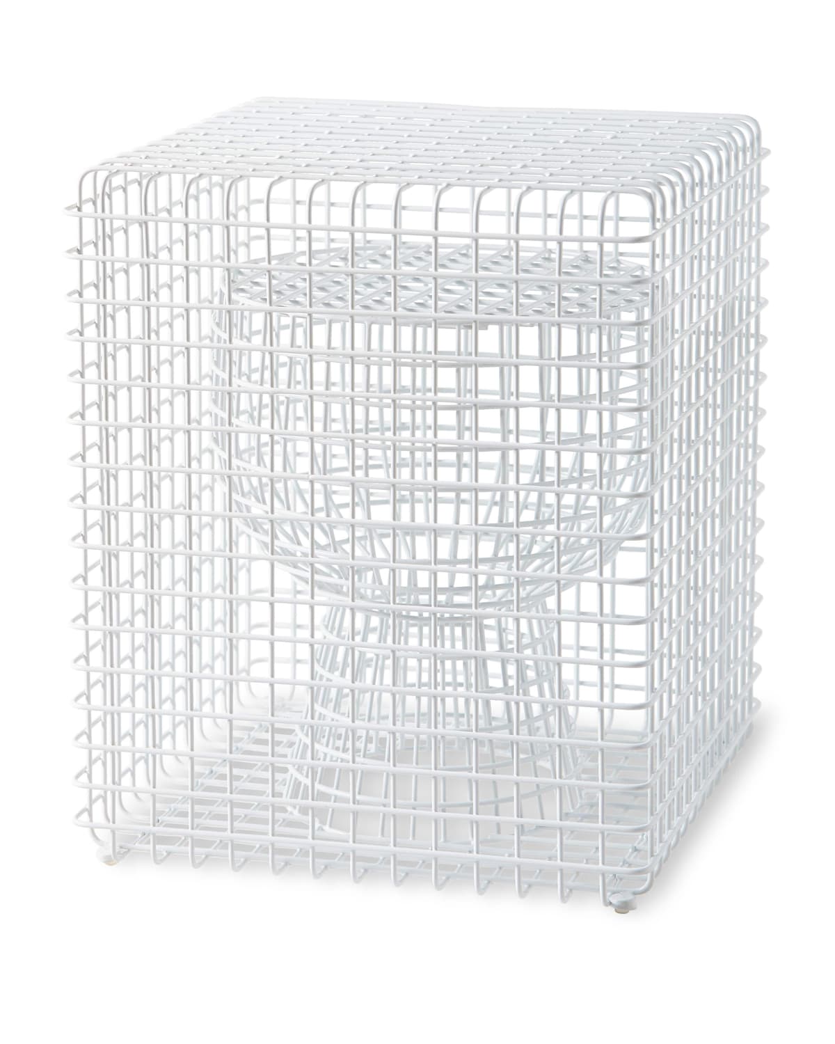 POLSPOTTEN Wire Tip Tap Kruk 40x40 Wit