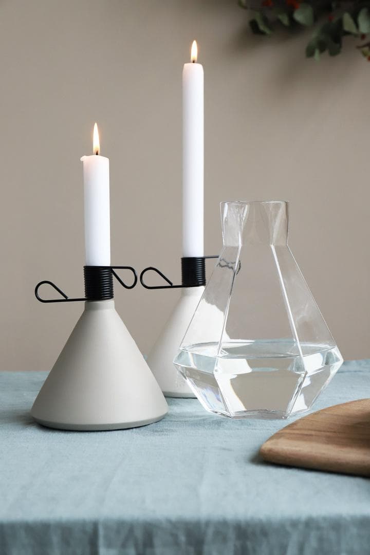 Puik Conic Kandelaar Wit thumbnail 2