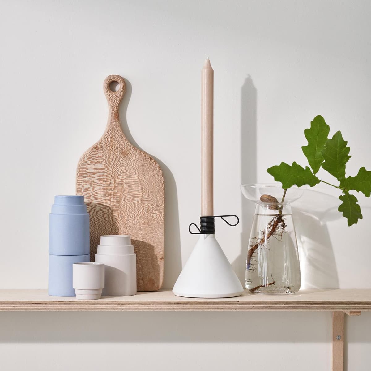 Puik Conic Kandelaar Wit thumbnail 3