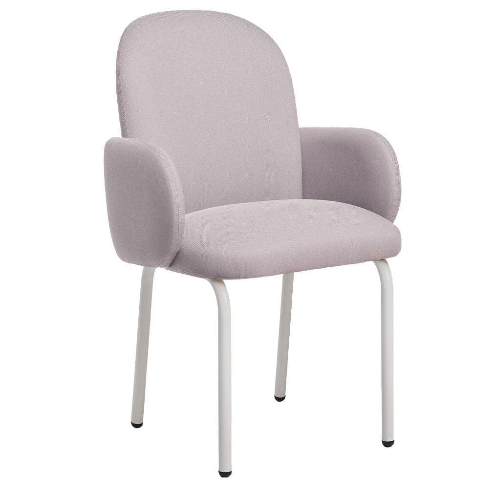 Puik Dost Stoel Stalen Onderstel Lilac Grey
