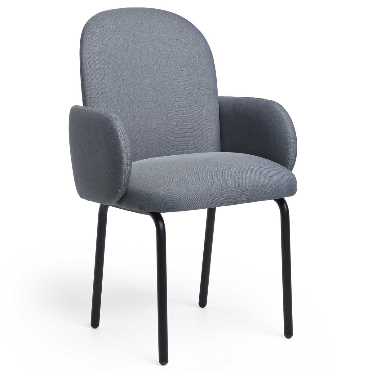 Puik Dost Stoel Stalen Onderstel Dark Grey