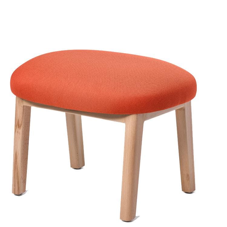 Puik Dost Voetenbank Beuken Onderstel Terracotta