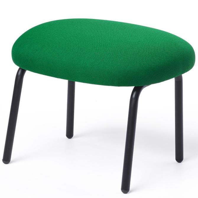 Puik Dost Voetenbank Stalen Onderstel Donkergroen