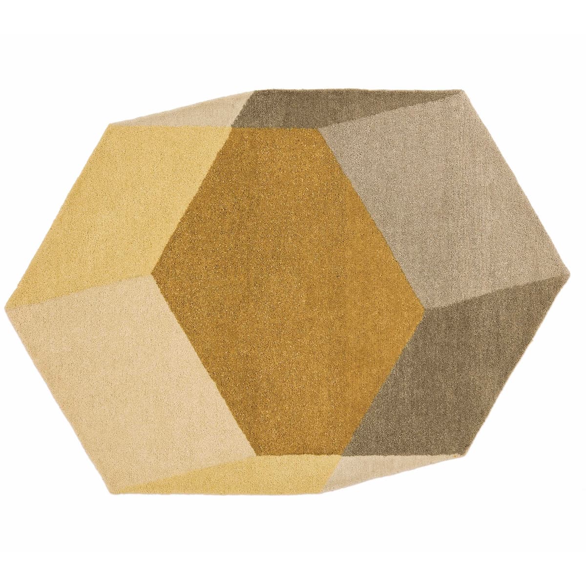 Puik Iso Vloerkleed 142x200 Geel