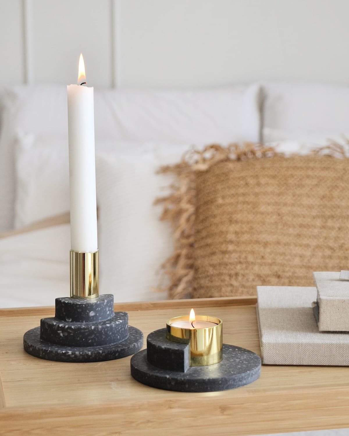 Puik Ply Kandelaar Wit thumbnail 2