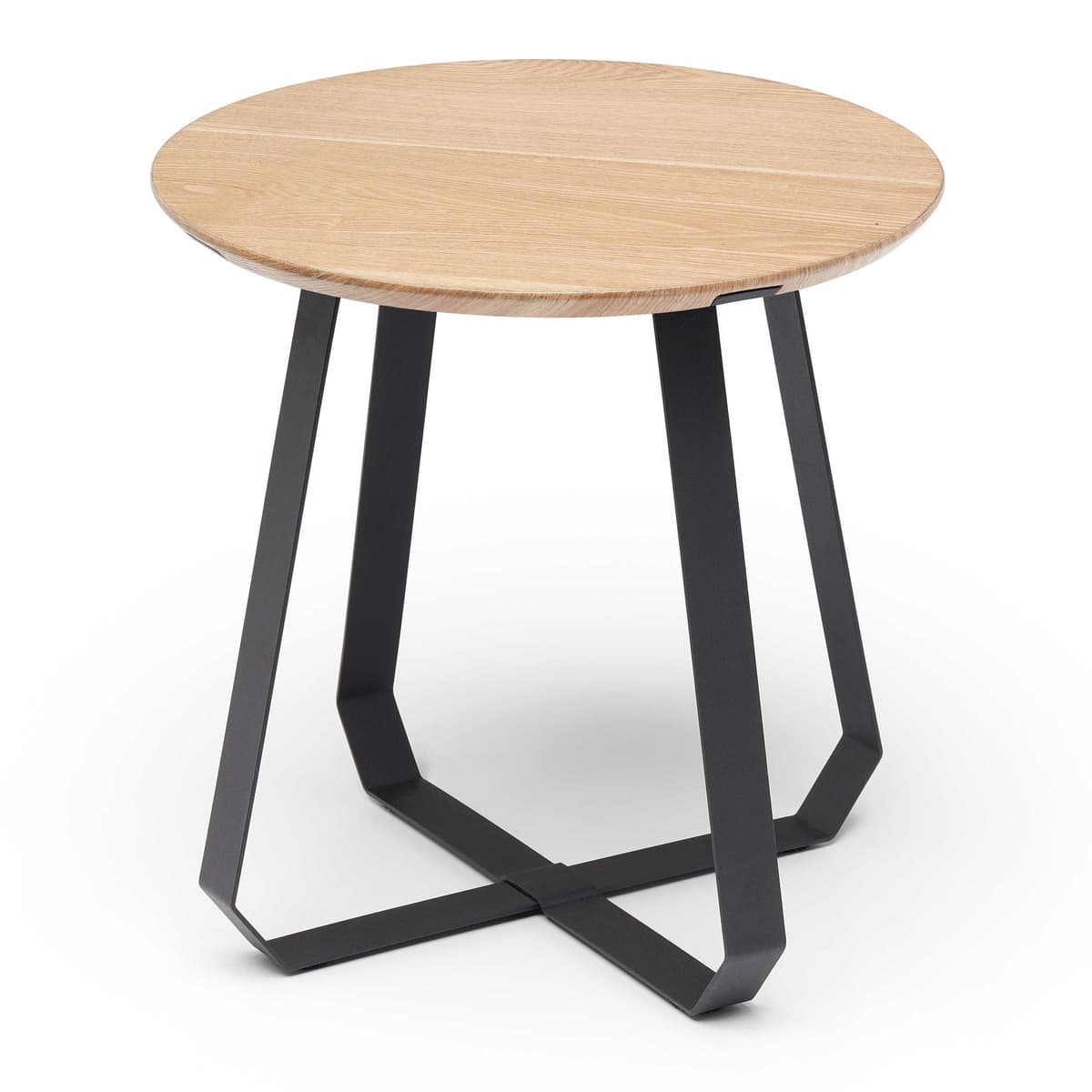 Puik Shunan Bijzettafel 46 Naturel Zwart Onderstel