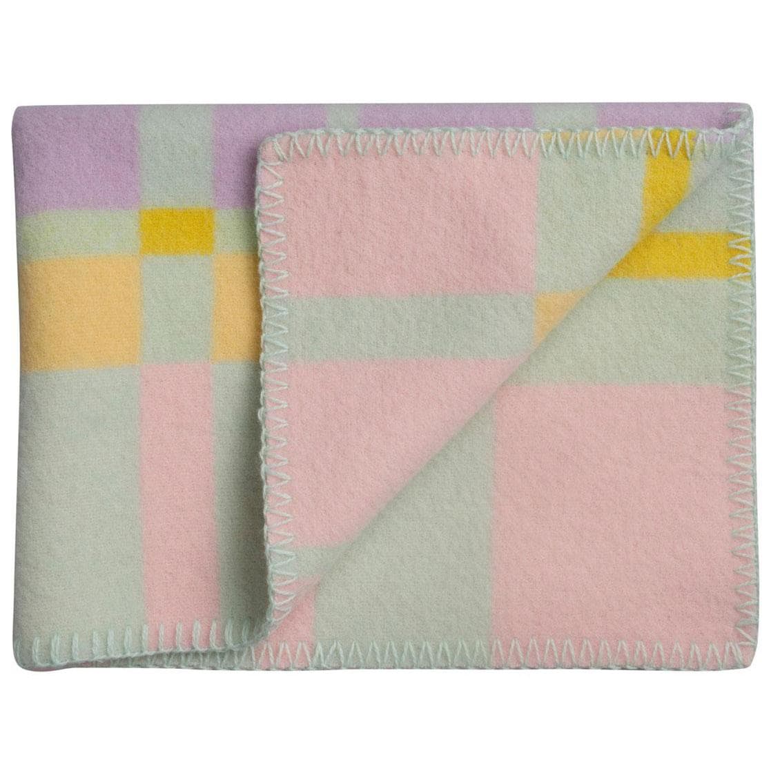 Røros Tweed City Plaid 135x200 Pastel