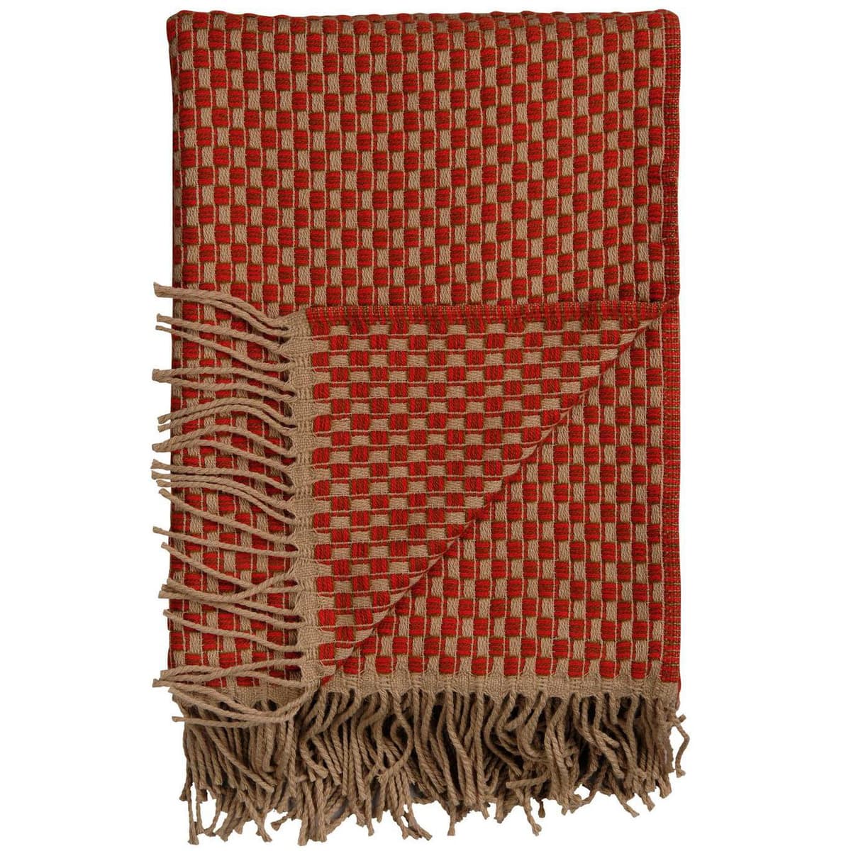 Røros Tweed Isak Plaid 150x210 Red Sumac