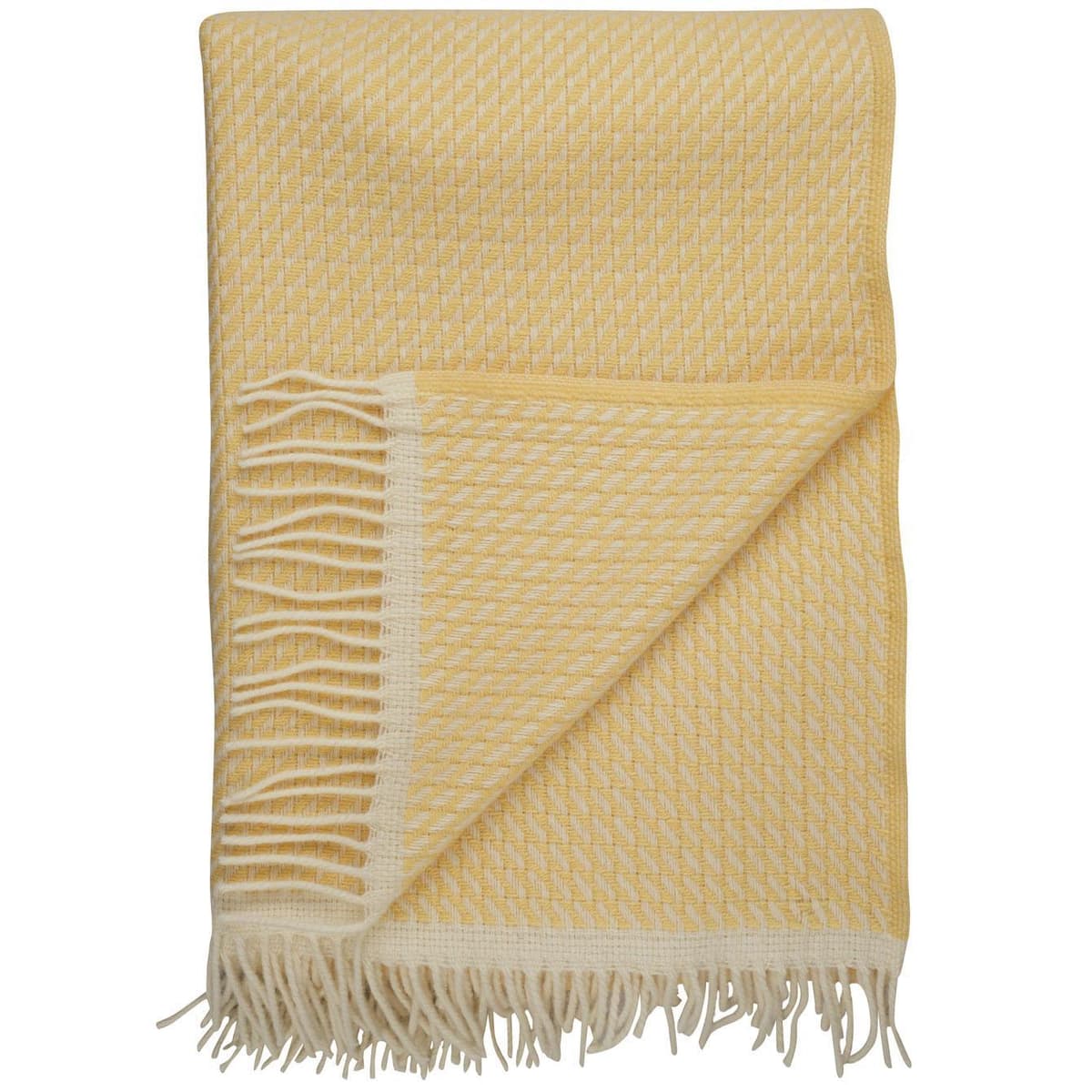 Røros Tweed Mello Plaid 150x210 Lemon Yellow