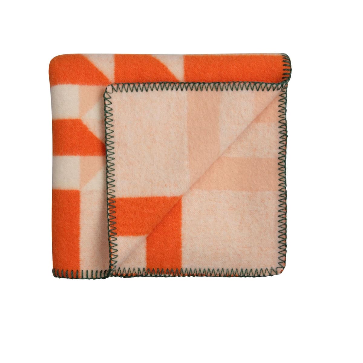 Røros Tweed Kvam Plaid 135x200 Orange