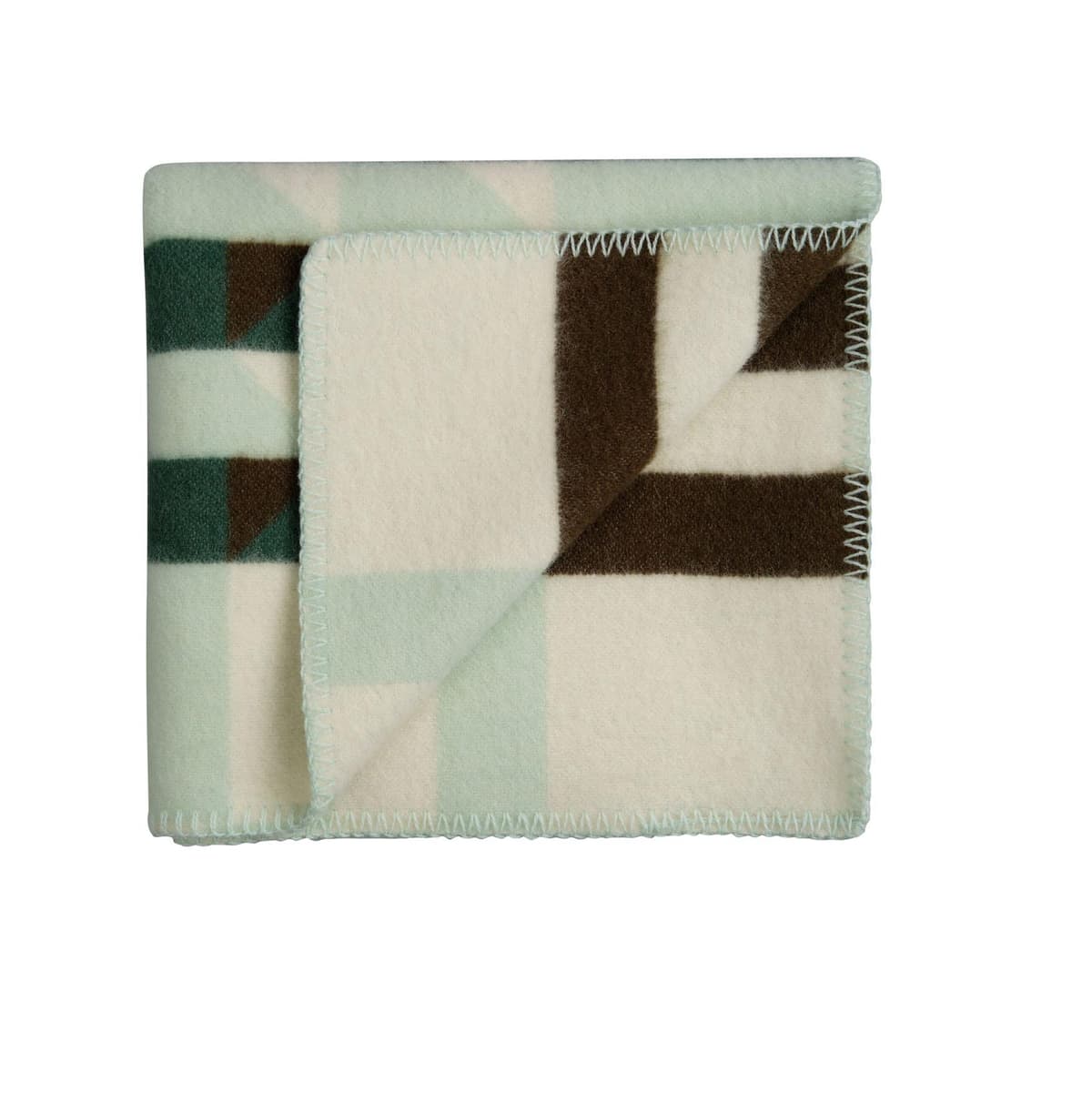 Røros Tweed Kvam Plaid 135x200 Green