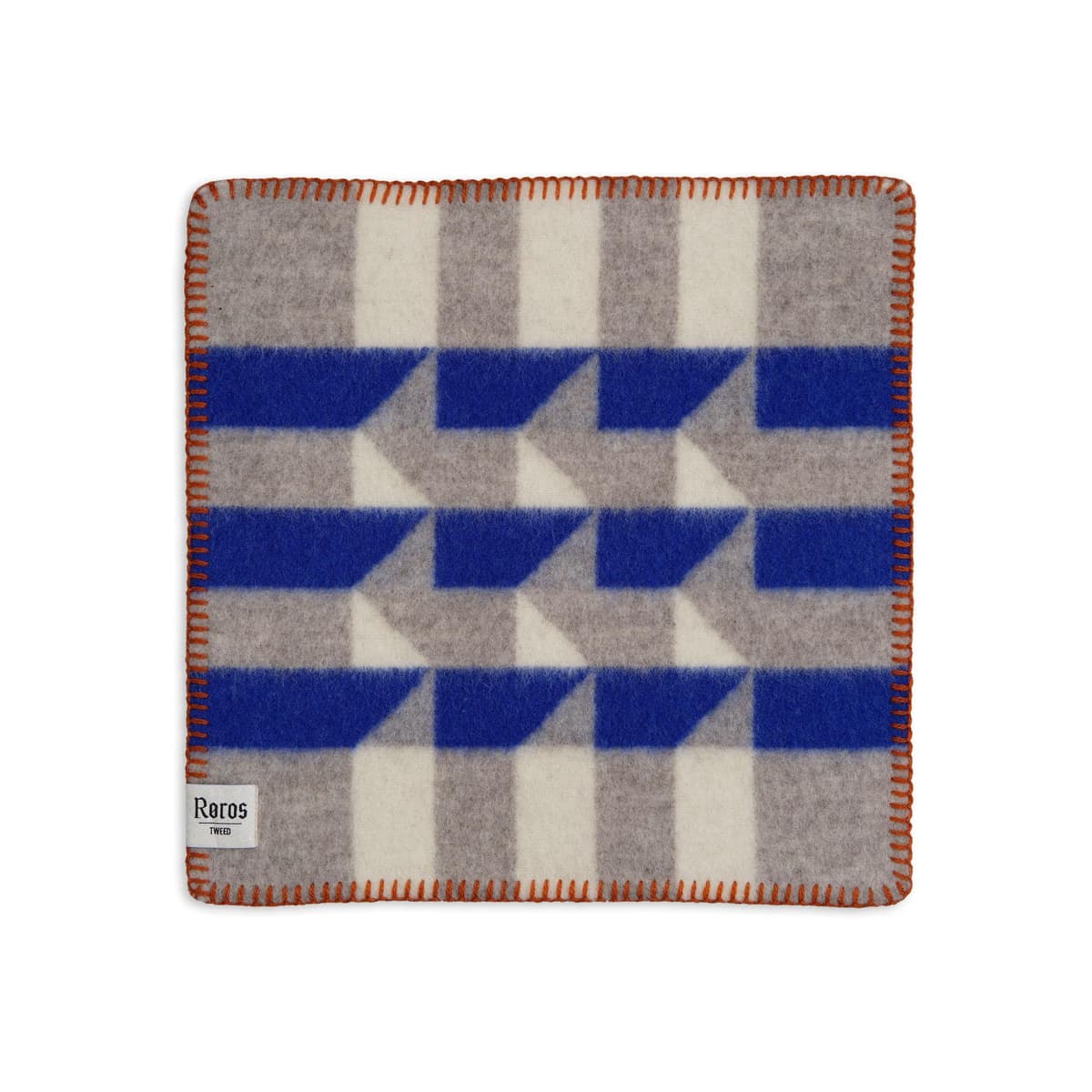 Røros Tweed Kvam Zitkussen 45x45 Blue