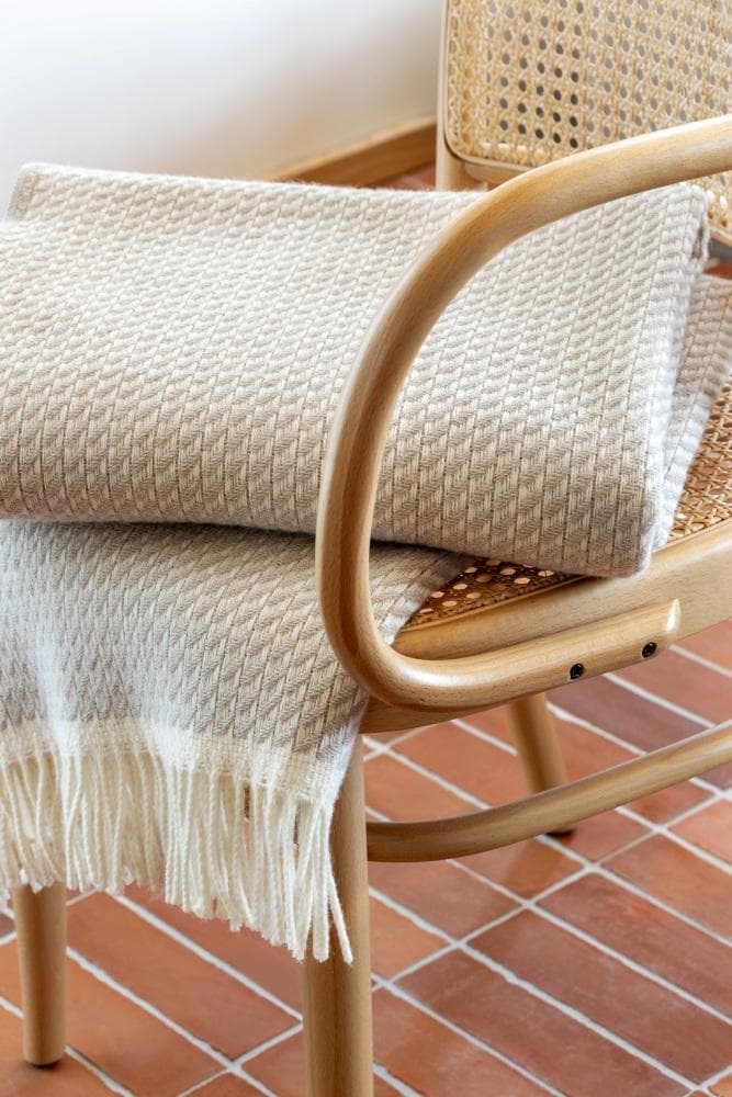 Røros Tweed Mello Plaid 150x210 Warm Grey thumbnail 2