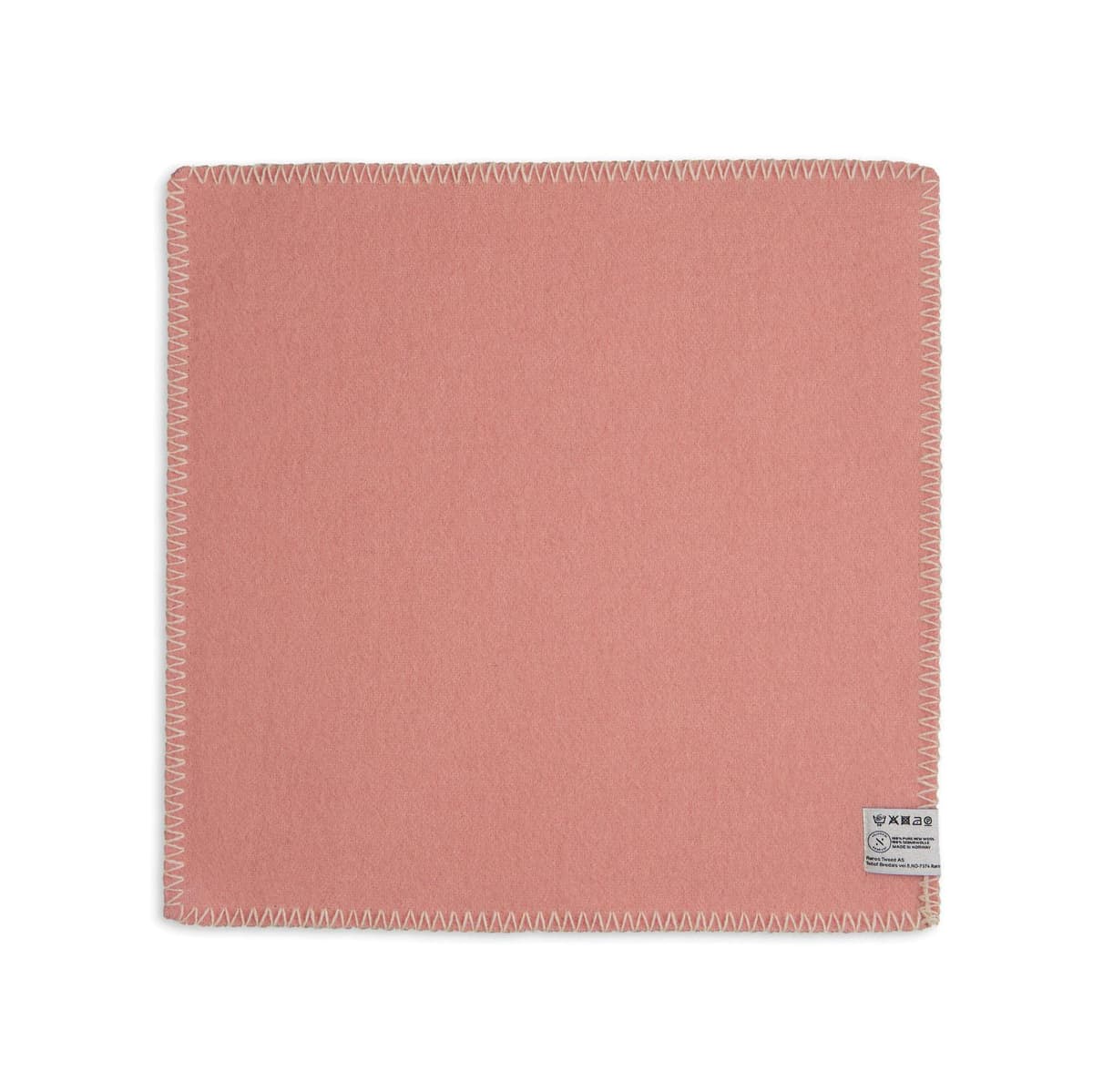 Røros Tweed Stemor Zitkussen 45x45 Dusty Pink