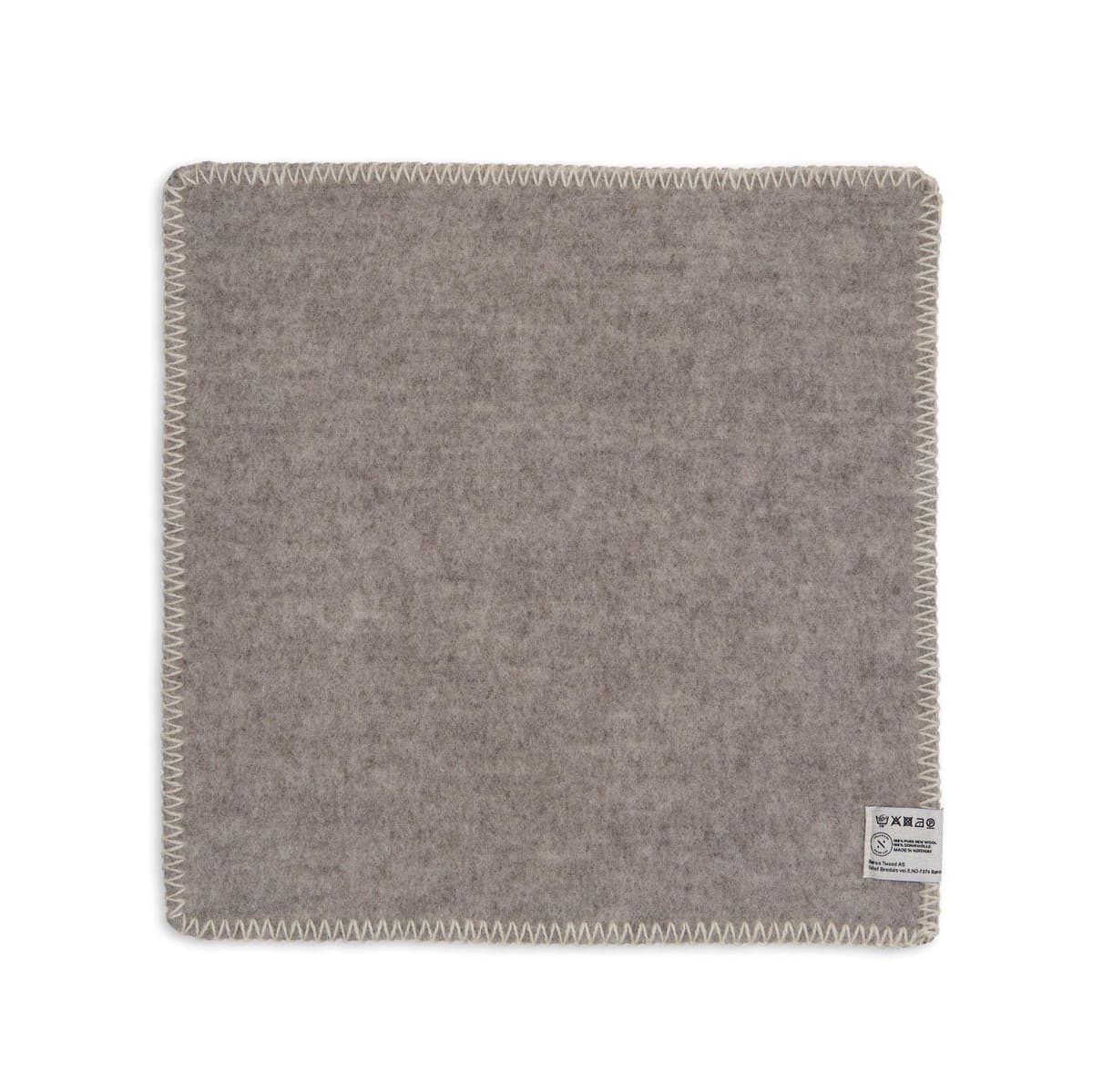 Røros Tweed Stemor Zitkussen 45x45 Grey