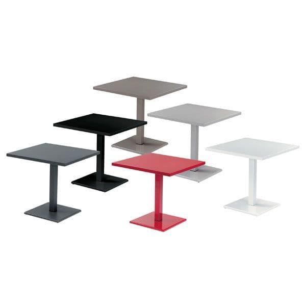 Emu Round Tuintafel Vierkant 80x80 Cement thumbnail 2