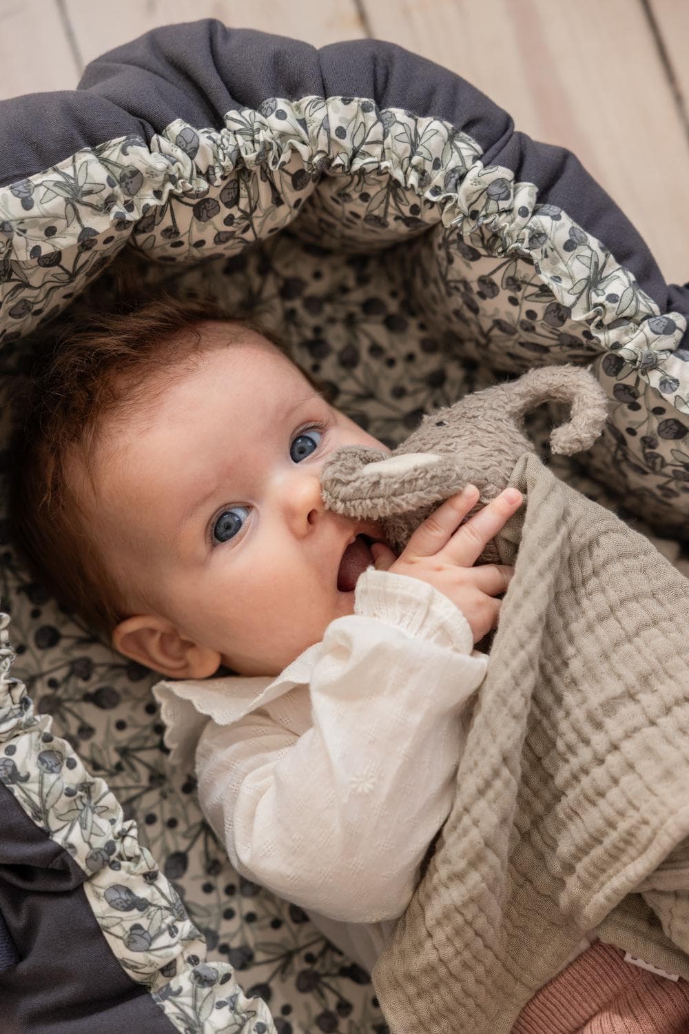 Sebra Knuffeldoekje Finley De Olifant thumbnail 4