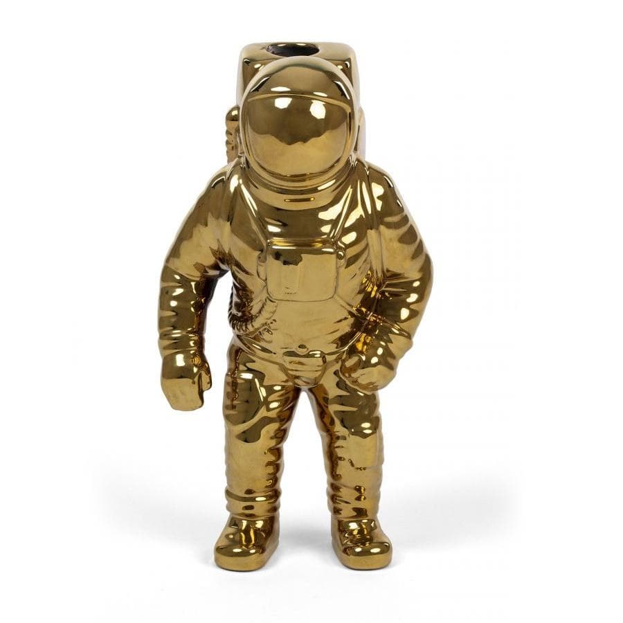 Seletti Cosmic Diner Starman Vaas Goud
