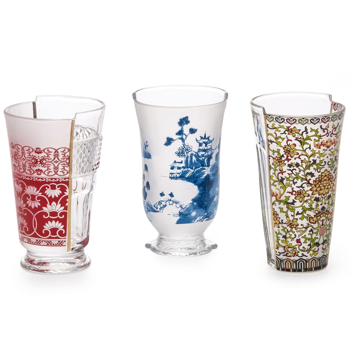 Seletti Hybrid Glas Set Van 3 Clarice