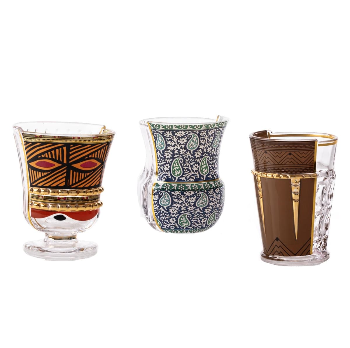 Seletti Hybrid Glas Set Van 3 Rodinia