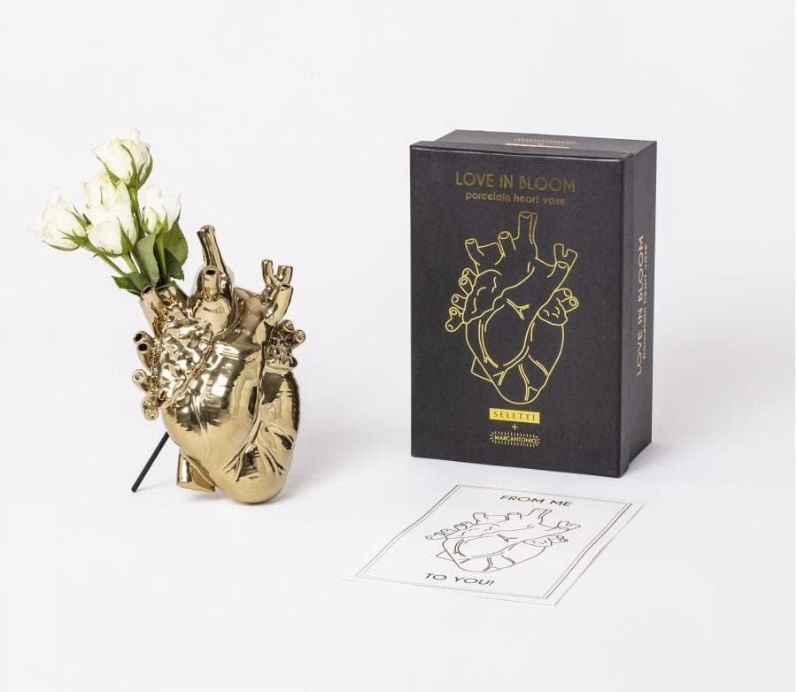 Seletti Love In Bloom Giant Hart Vaas Wit thumbnail 2