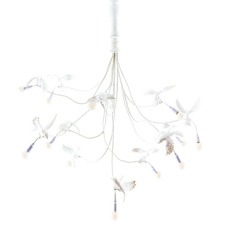 Seletti Sparrow Kroonluchter Wit