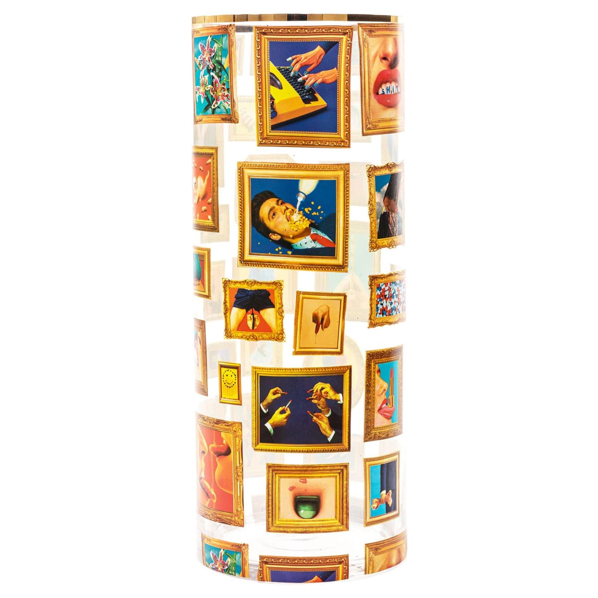 Seletti Toiletpaper Cylindrical Vaas Large Frames