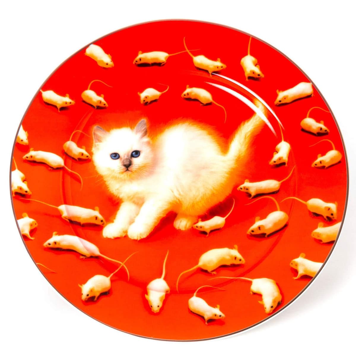 Seletti Toiletpaper DinerbordØ27 Porselein Kitten