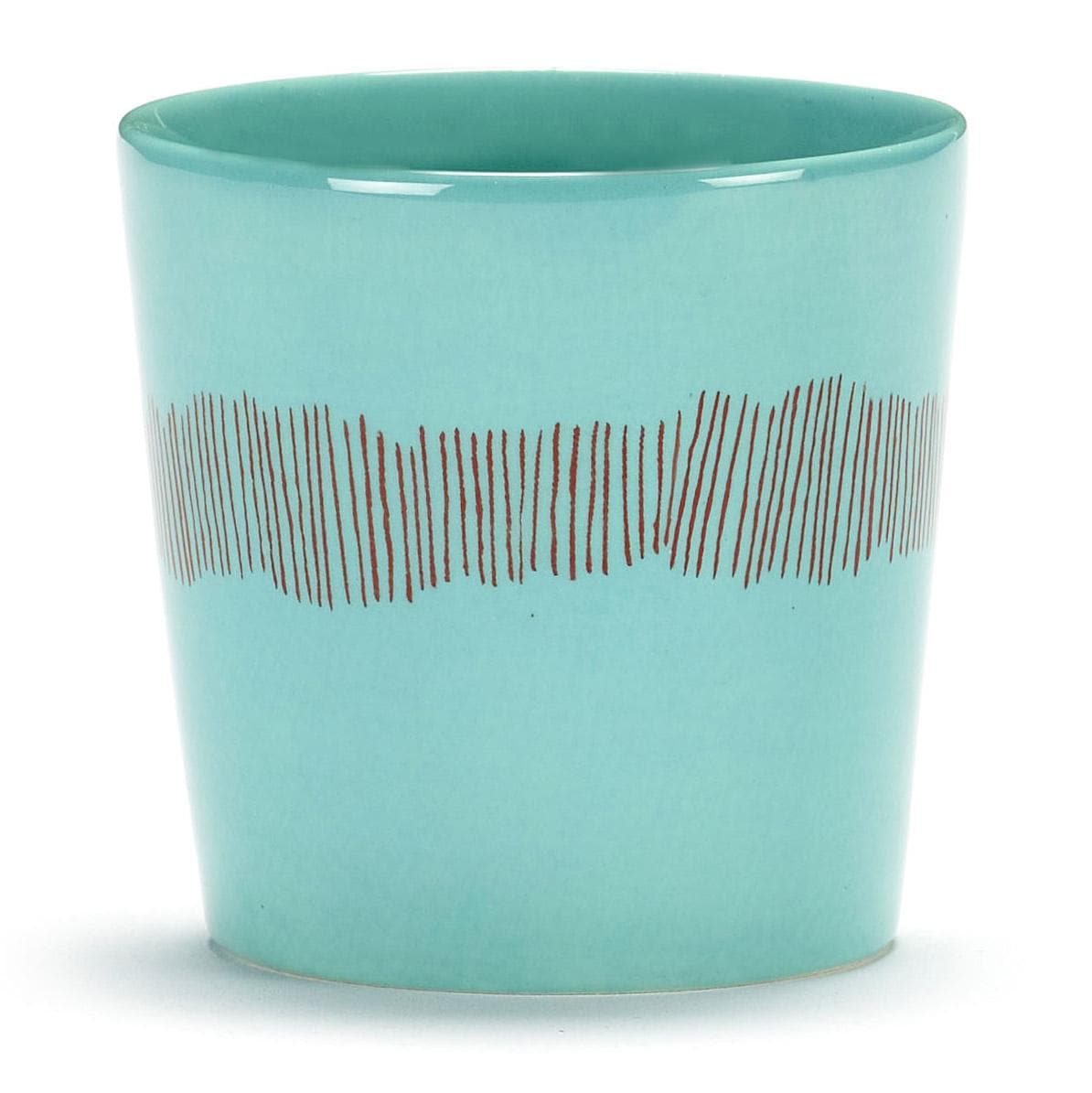 Serax Feast By Ottolenghi Mok 25cl Azure Stripes Red