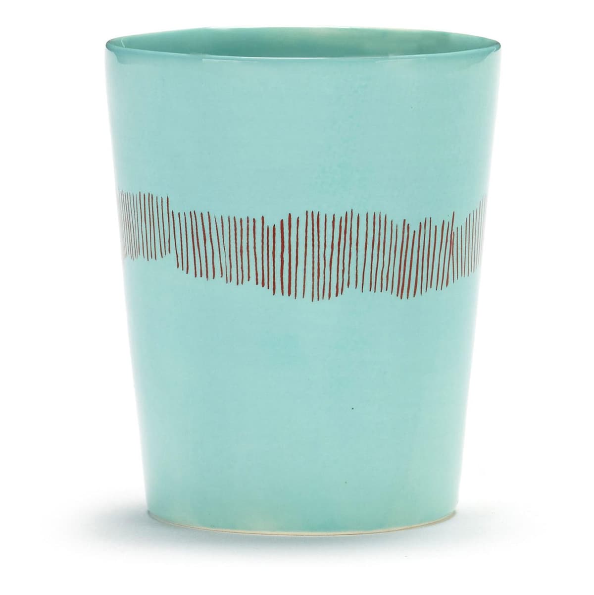 Serax Feast By Ottolenghi Mok 33cl Azure Stripes Red