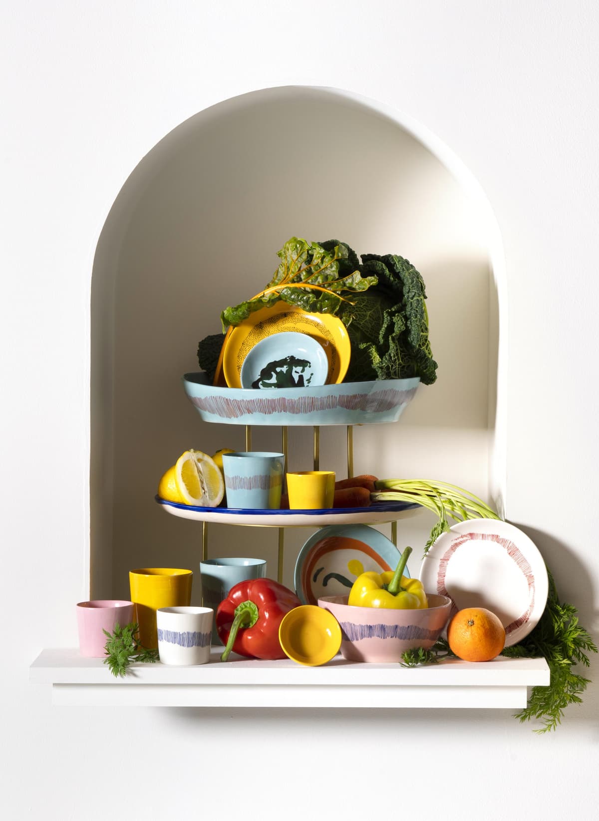 Serax Feast By Ottolenghi ServeerschaalØ36 Dark Blue White thumbnail 2