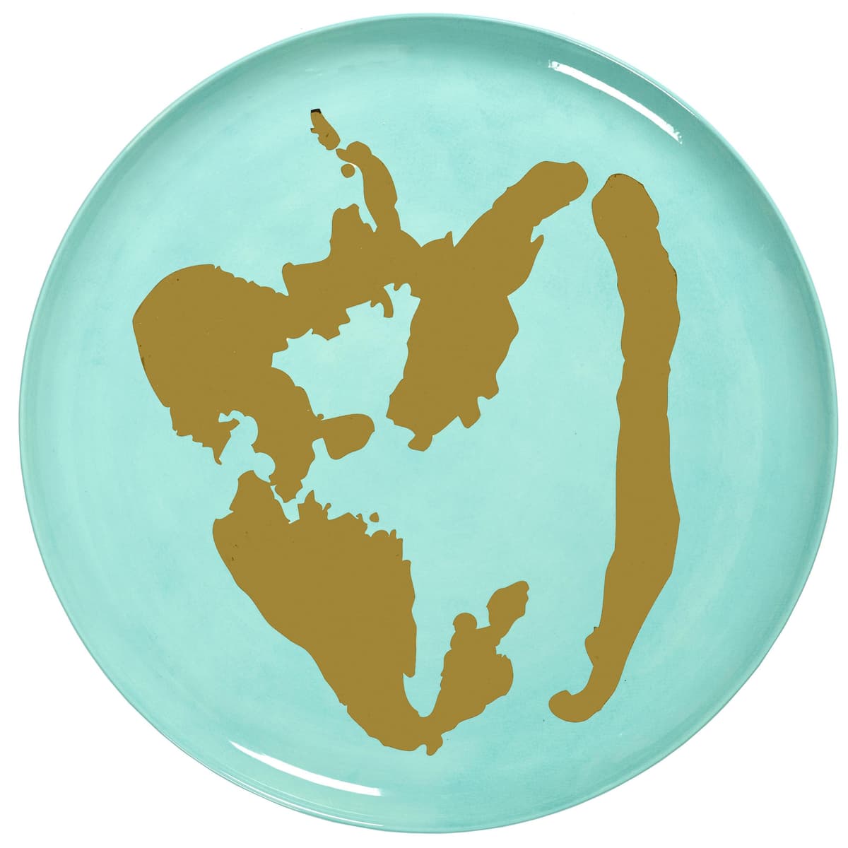 Serax Feast By Ottolenghi ServeerschaalØ35 Azure Pepper Gold