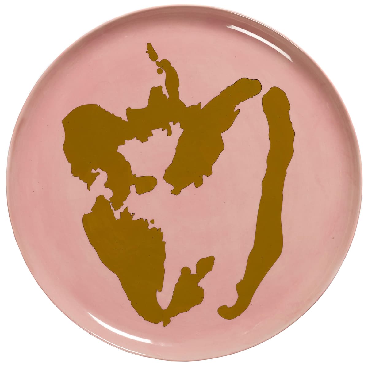 Serax Feast By Ottolenghi ServeerschaalØ35 Pink Pepper Gold