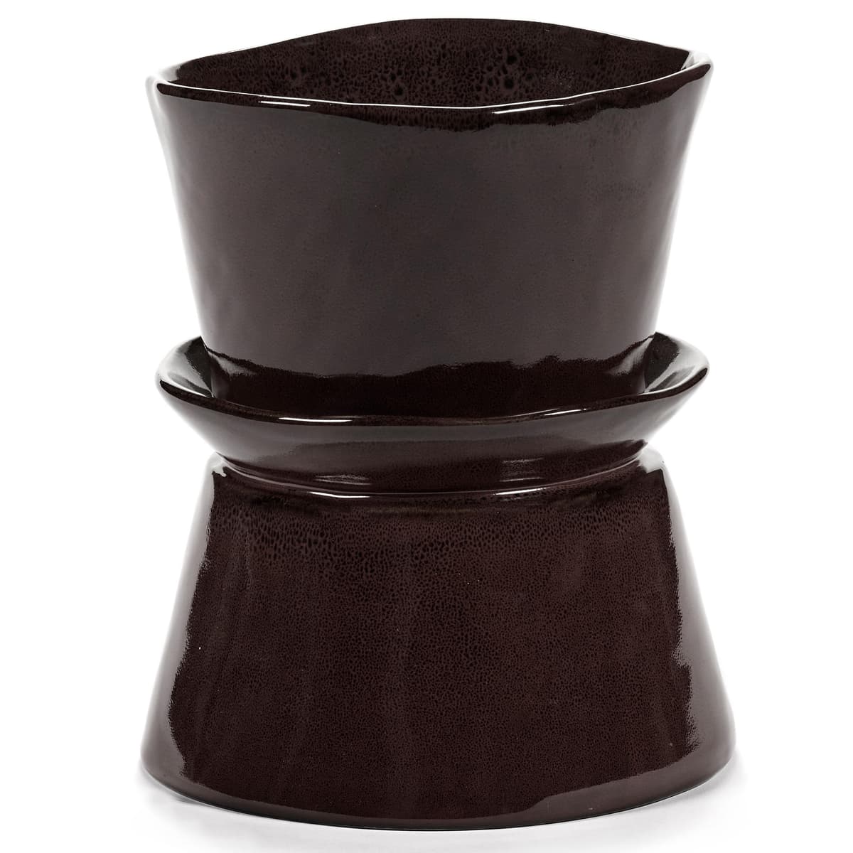 Serax La Mère By Marie Michielssen Vaas Ø19 Dark Brown