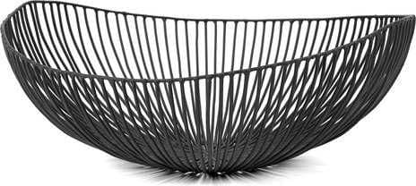 Serax Metal Sculptures By Antonino Sciortino Fruitschaal OvaalØ33 Zwart
